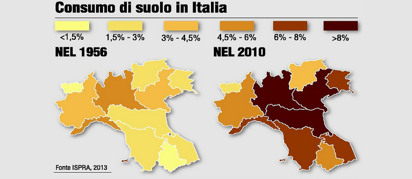 Consumo di suolo in Italia - 2013